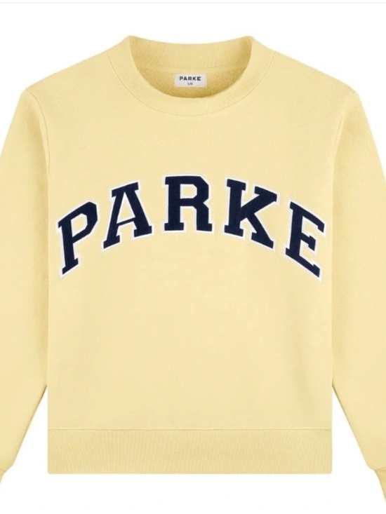 Parke Tops - PARKE Cake Batter Varsity Mockneck - Birthday Collection - Size L/XL